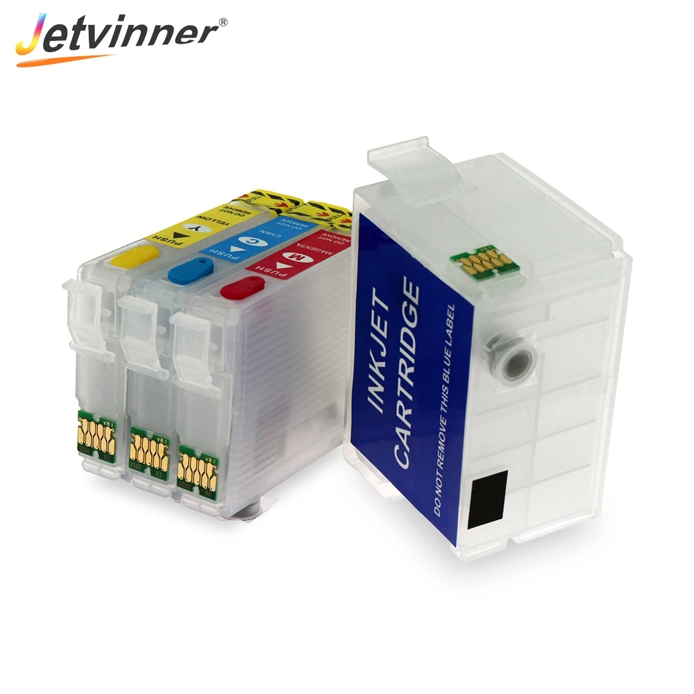 T2711 27XL Refillable Ink Cartridge For Epson WorkForce WF7110 WF7610 WF7620 WF3620 WF3820 3640D 7110DTW Printers With ARC Chips