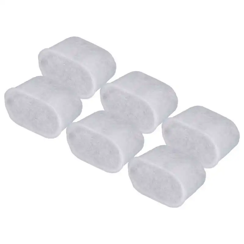 6Pcs Coffee Machine Water Filter Activated Carbon Coffee Maker Filter Core for  Kitchen Coffee Maker Accessories