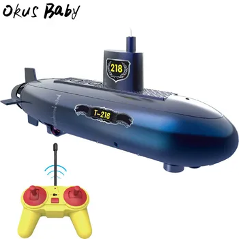 2021 RC Mini Submarine Under Water 6 Channels Remote Control Ship RC Boat Model Kids Educational Stem Toys Gift