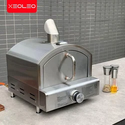 XEOLEO Protable Pizza Oven 12inch Pizza Baker Outdoor LPG Gas Baking Stainless Steel Griddler Roast Steak Machine Food Processor