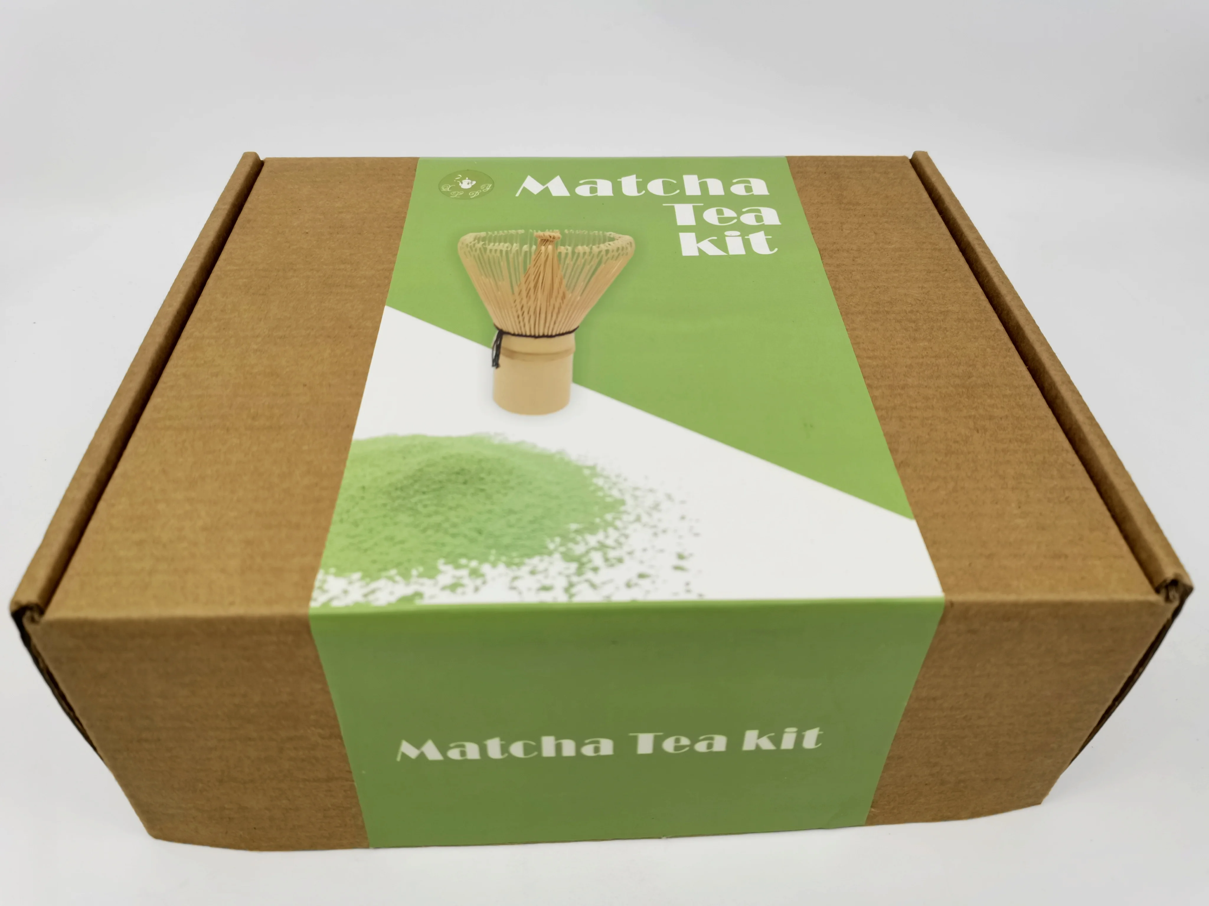 Traditional matcha powder green tea bamboo whisk tea sets gift box packaging matcha tea kit sets