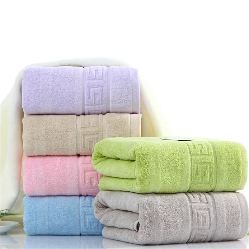 

70x140cm 100% Cotton Large Thicken Absorbent Solid Color Soft Men Women Home Bathroom Bath Towel