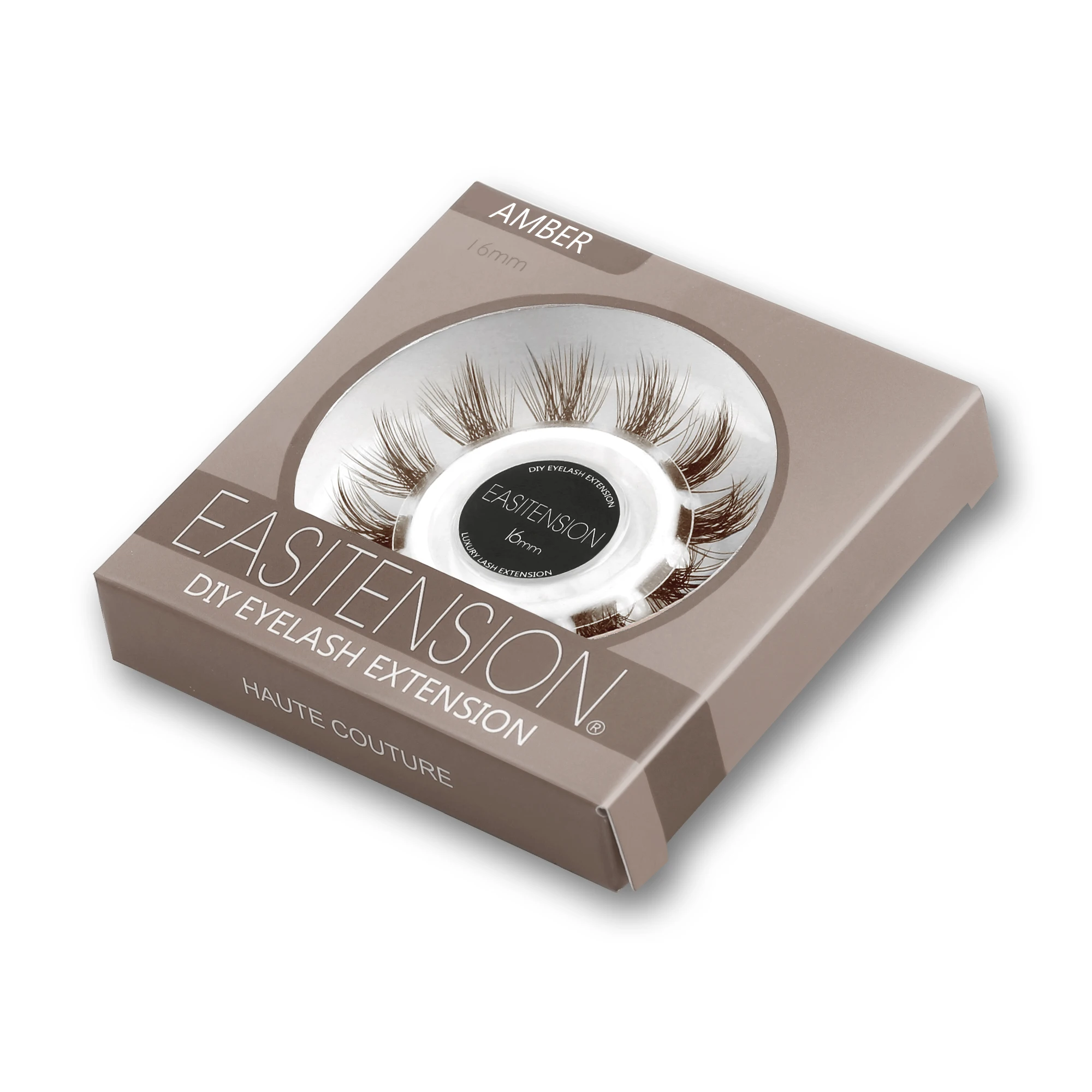 EASITENSION Brown Clusters Individual Lashes Eyelash Extension Professional Makeup Beam Eyelashes Supplies DIY Eyelash Bundles