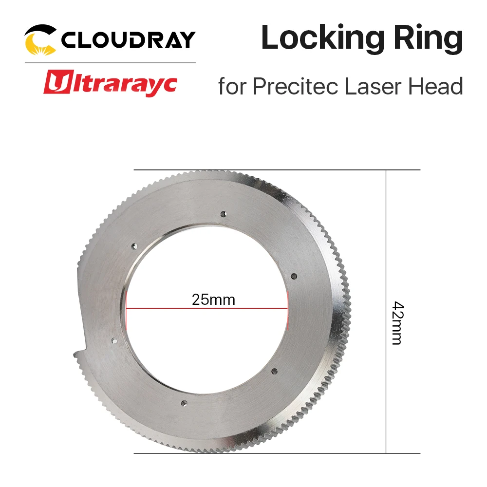 Ultrarayc Lock Ring of Ceramic Holder Parts for Precitec & Raytools  Fiber Laser Cutting Head Laser Nozzle Connector Fasten Ring