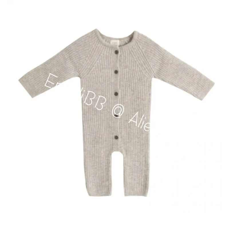 Clearanc 50% Cashmere Baby Boy Winter Romper Infants Girl Winter One-piece Quality Infant Jumpsuit Keep Warm Baby Clothes Button