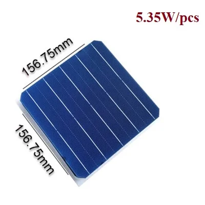 6x6 monokrystaliczne ogniwo słoneczne 0.5V 5.35W PERC wysoka wydajność 21.9% dla diy 5V mono panel słoneczny 10 sztuk/partia