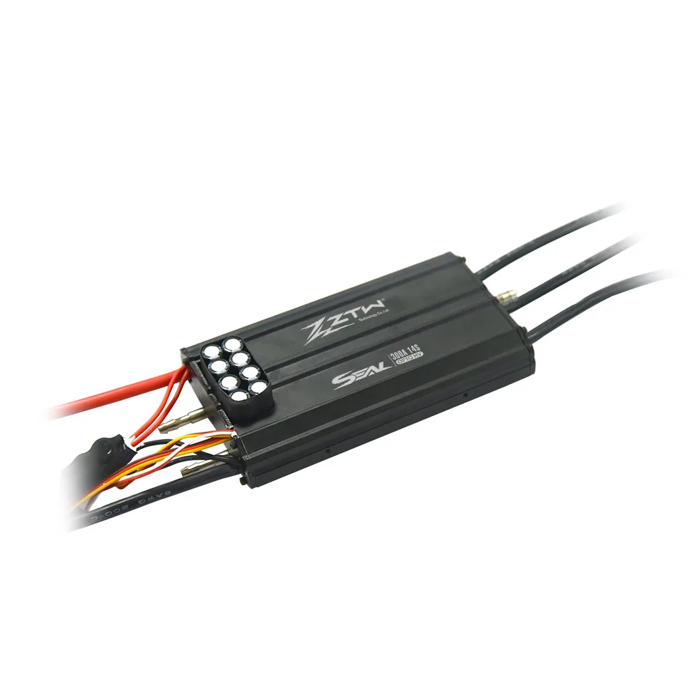 ZTW Seal 300A OPTO HV 6-14S Brushless ESC Water Cooling Two way Electronic Speed Controller for RC Racing Boat and DIY Project