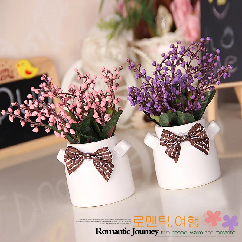 

Home decoration, living room ornaments, crafts, lovely simulation bouquet, creative room, bedroom furnishings