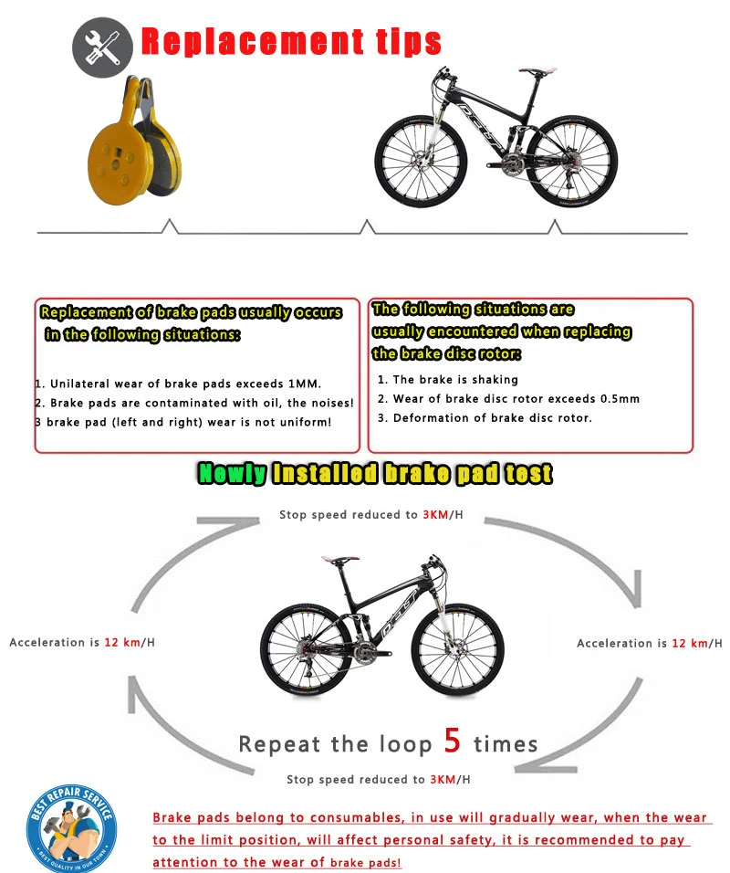 DELT 4 Pair Ceramics Bicycle Disc Brake Pad,FOR SRAM,AVID,BB5,MTB,BIKE,Hydraulic,Parts