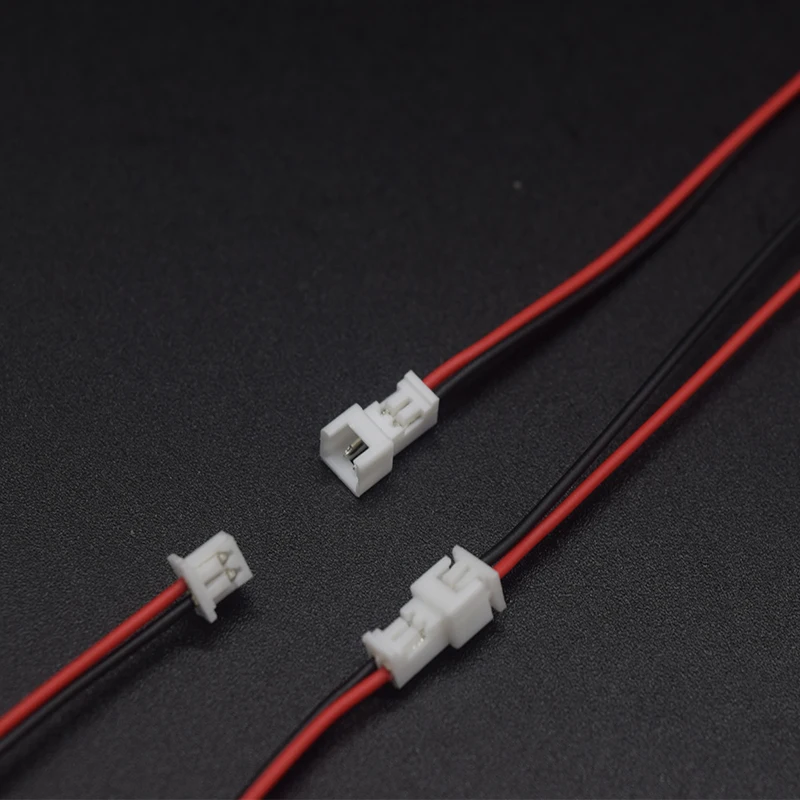 10Pairs Micro Mini JST 1.25mm 2 Pin Connectors Male Female Plug Wire Connector with Wire Length 150mm 28AWG For Eelectric Wires