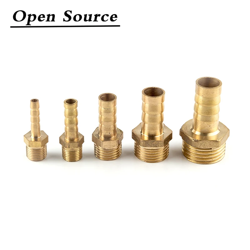 Hose Barb Tail 4~25MM Brass Pipe Fitting 1/8\