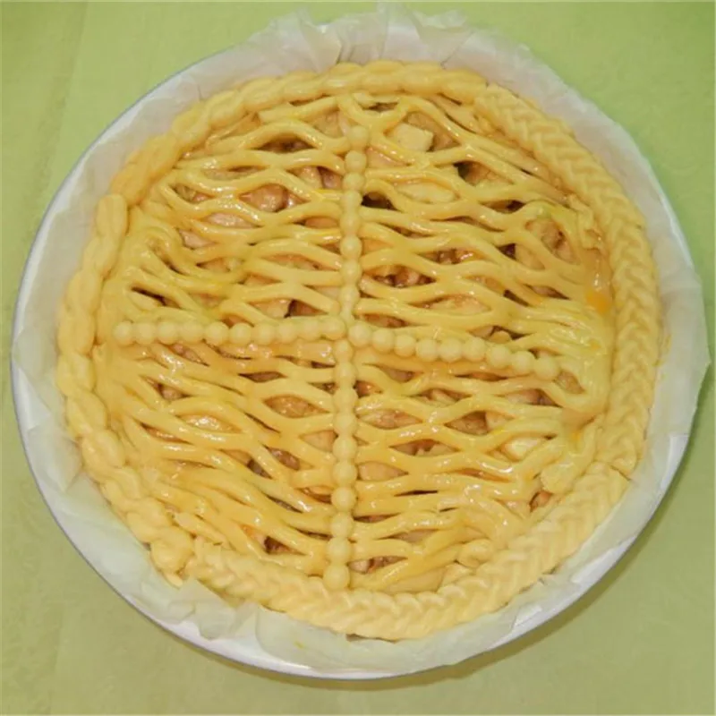 3D Pearl Knit Rope Silicone Fondant Mould Cake Border Decorating Molds Gumpaste Kitchen DIY Baking Decorating Cake Tools