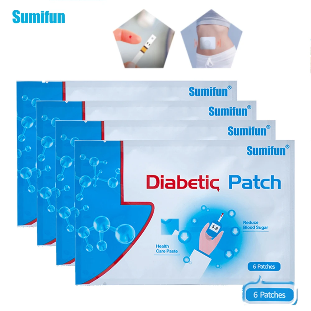 

Sumifun 6/18/30/48/60pcs Diabetes Patch Stabilizes Blood Sugar Level Balance Blood Glucose Natural Herbs Diabetes Plaster