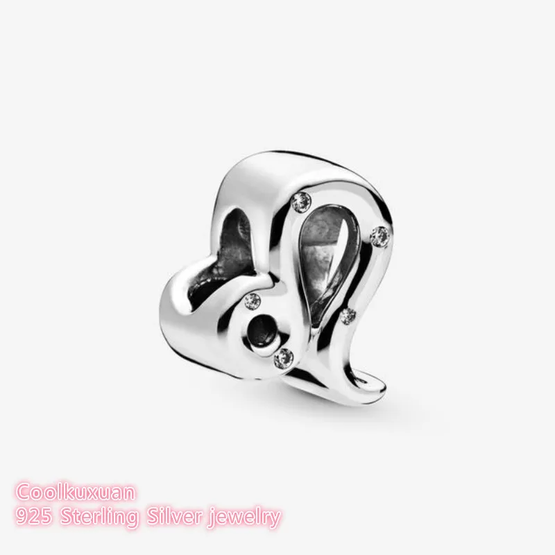 

Winter 100% Original 925 Sterling Silver Sparkling Leo Zodiac Charm beads Fits Pandora bracelets Jewelry Making