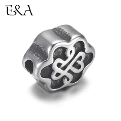Stainless Steel 2mm Bead Spacer for Beaded Bracelet Jewelry Making DIY Small Hole Spacer Charms Accessories Supplies