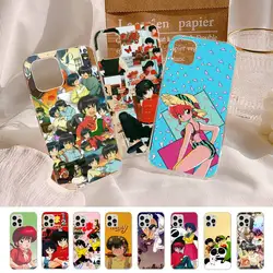 Cartoon Ranma Phone Case for iPhone 11 12 13 mini pro XS MAX 8 7 6 6S Plus X 5S SE 2020 XR cover