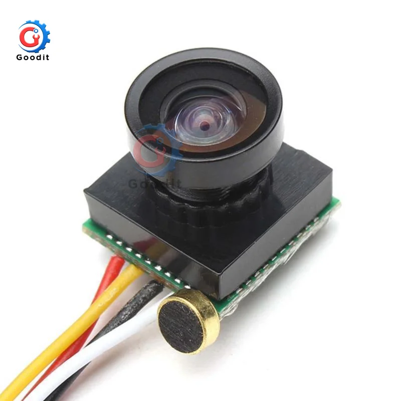 600TVL 1/4 1.8mm CMOS 170 Degree Wide Angle Lens FPV Micro Camera 3.7-5V for RC Racing Freestyle Drones Airplane Sensor Camera