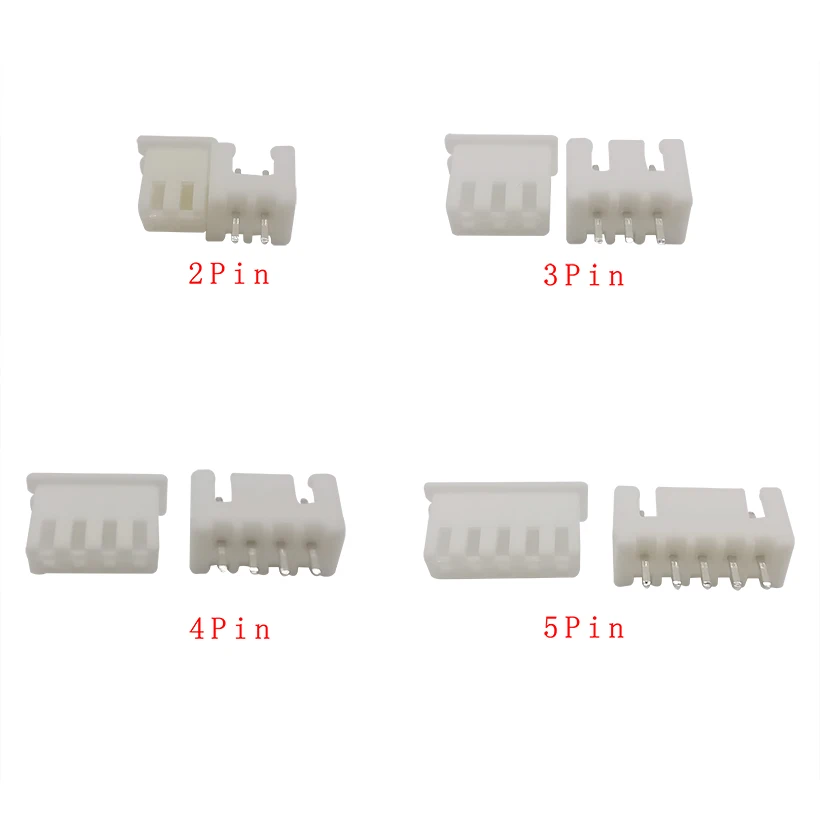 230Pcs/Box JST PH2.0 / XH2.54 Male Female Housing Terminals Connector 2P/3P/4P/5 Pin JST Plug Socket Plastic Shell Terminal Kits