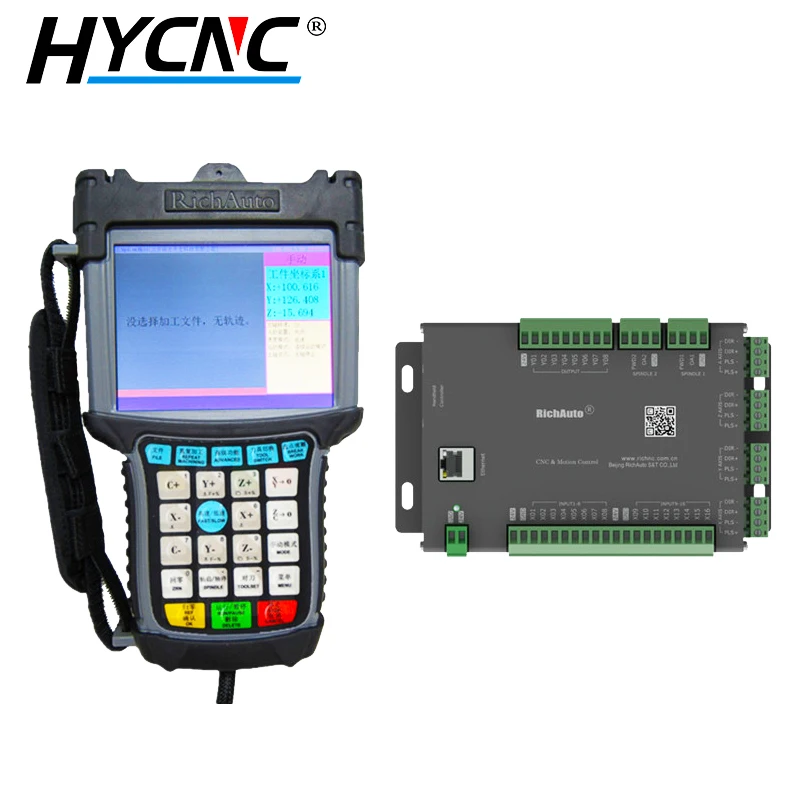 Imagem -03 - Richauto Dsp B57 Cnc Controlador de Eixos Atc Máquina Controlador para Ferramenta Automática Mudança Linha Reta Máquina Cnc