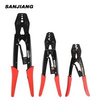 HS-16 crimper plier  Ratchet Crimping Tool for Non-Insulated Terminals AWG 22-6 Polished Jaw Pressure regulating device