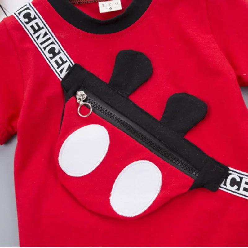 New Baby Boys Girl Summer Cotton Clothes Children T Shirts Cartoon Shorts 2Pcs/sets Infant Kids Fashion Trend Toddler Tracksuits