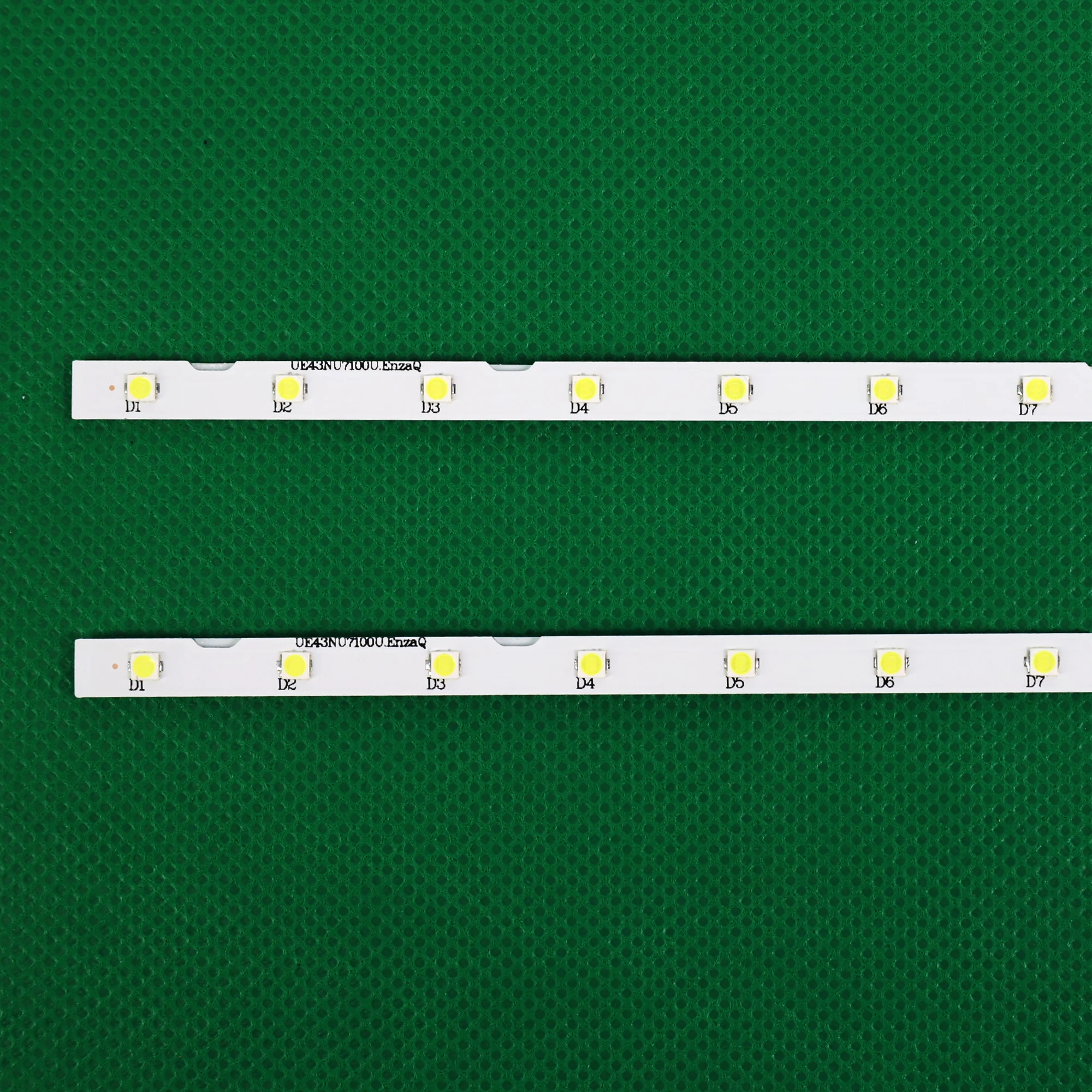 New 10PCS 28LED LED backlight strip for Samsung UE43NU7100U AOT_43_NU7100F UE43NU7120U UE43NU7170U BN96-45954A UE43NU7100