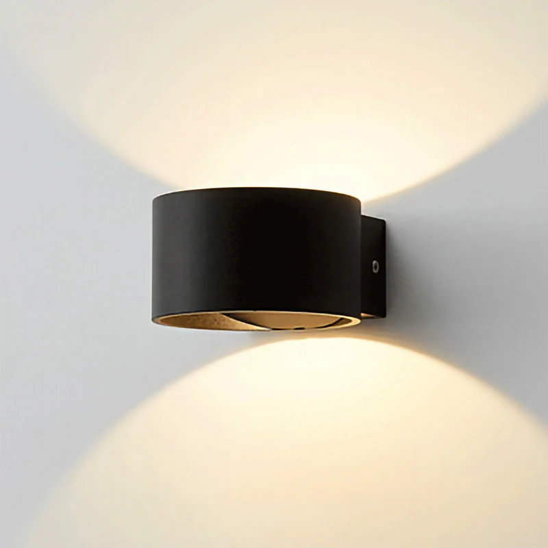 Nordic Creativity LED wall lamp round Light luxury indoor bedroom bedside living room lighting sconces corridor stairs fixture
