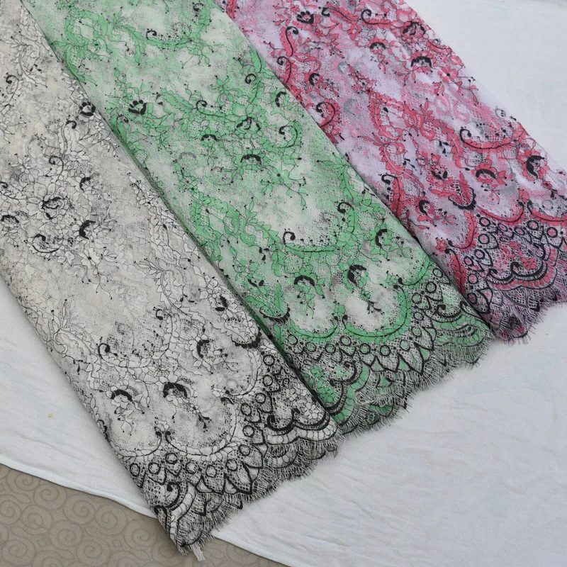 2022 NEW arrival eyelash french dress lace fabric elegant design!  chantilly lace European style lace