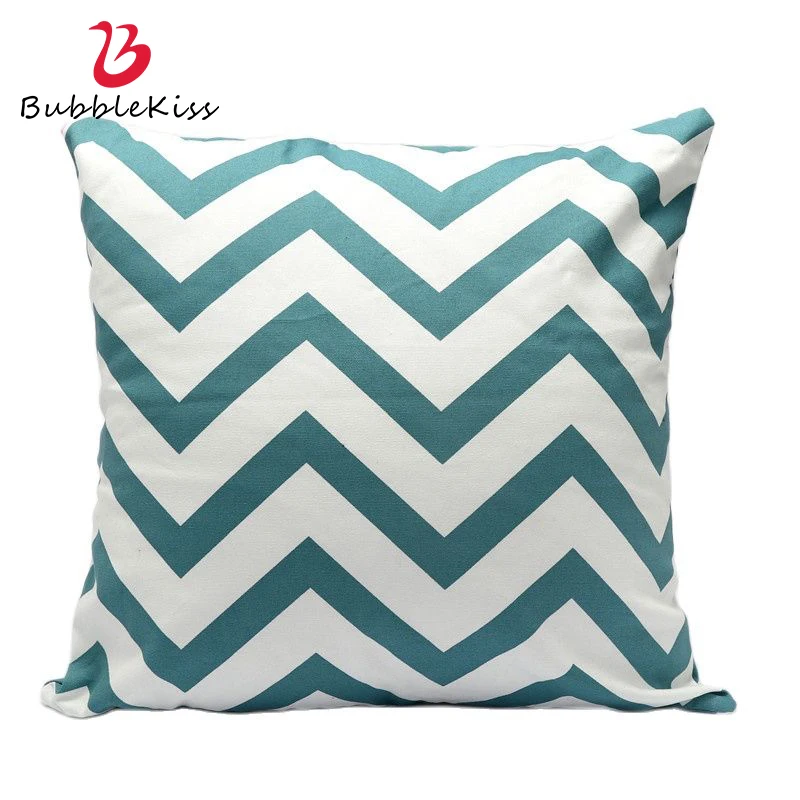 Bubble Kiss Pillow Case Nordic Style Poly-Line Pattern Pillow Covers ​Modern Home Living Room Decoration Pillowcase Without Core