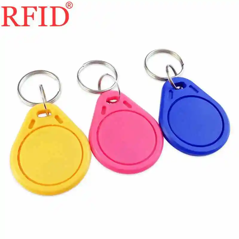 ID 125Khz EM4305 Writable Rewritable Key Fobs Keyfobs RFID Waterproof Token Tag For Keychain Access Control Fast Shipping 10pcs