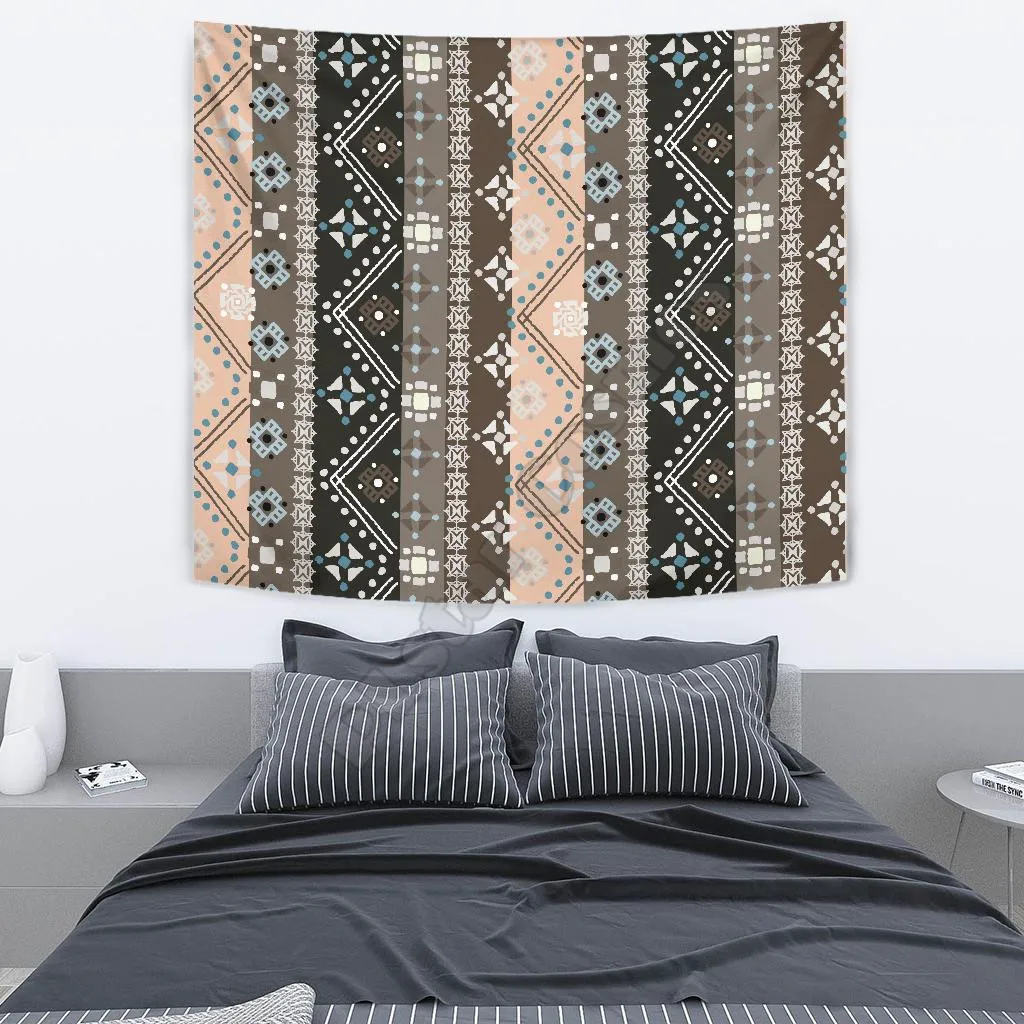 

BROWN BOHO ETHNIC WALL TAPESTRY 3D Printed Tapestrying Rectangular Home Decor Wall Hanging