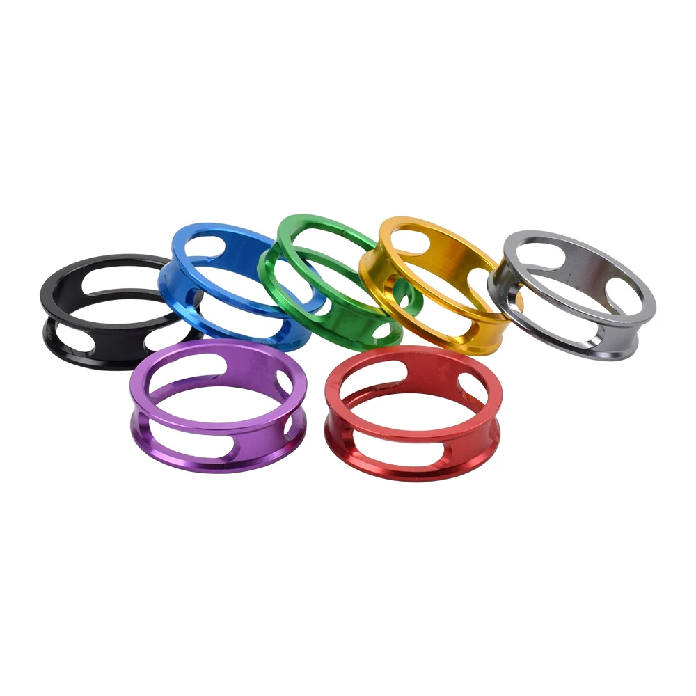 4pcs/lot 28.6mm Aluminium Alloy Bicycle Headset Stem Washer Bike Accessories 1-1/8\