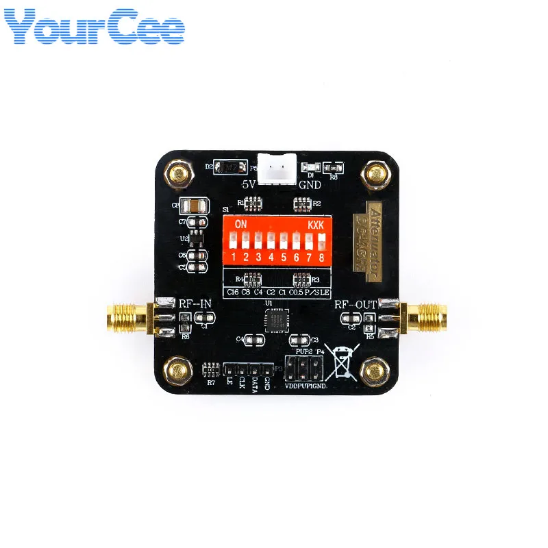 โมดูลลดทอนสัญญาณดิจิตอล RF รุ่น PE4302 ควบคุมแบบตัวเลข โหมดลดทอนสัญญาณแบบขนานสูง ทันที ช่วงความถี่ DC-4000MHz