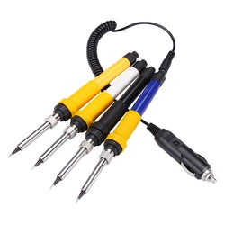 60W DC12V Electrical Soldering Iron Welding Pencil Low Voltage Auto Car Solder Repair Tools