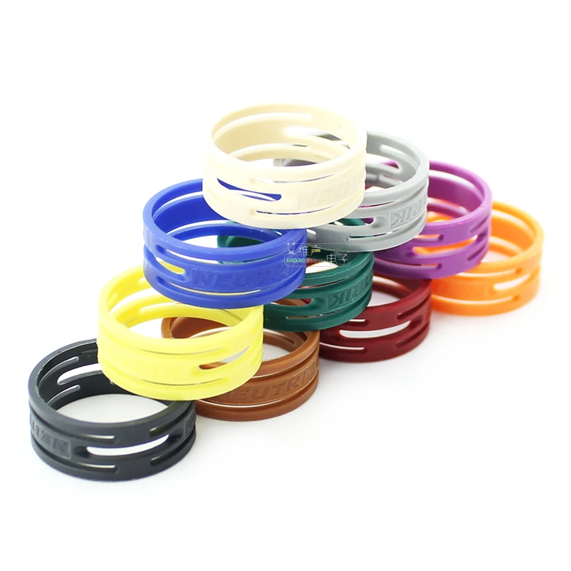 1pcs/10pcs XXR NEUTRIK For NEUTRIK NC3FXX/NC3MXX XLR Plug Color Ring Multi-color Roll-proof Ring Marking Ring 10 colors