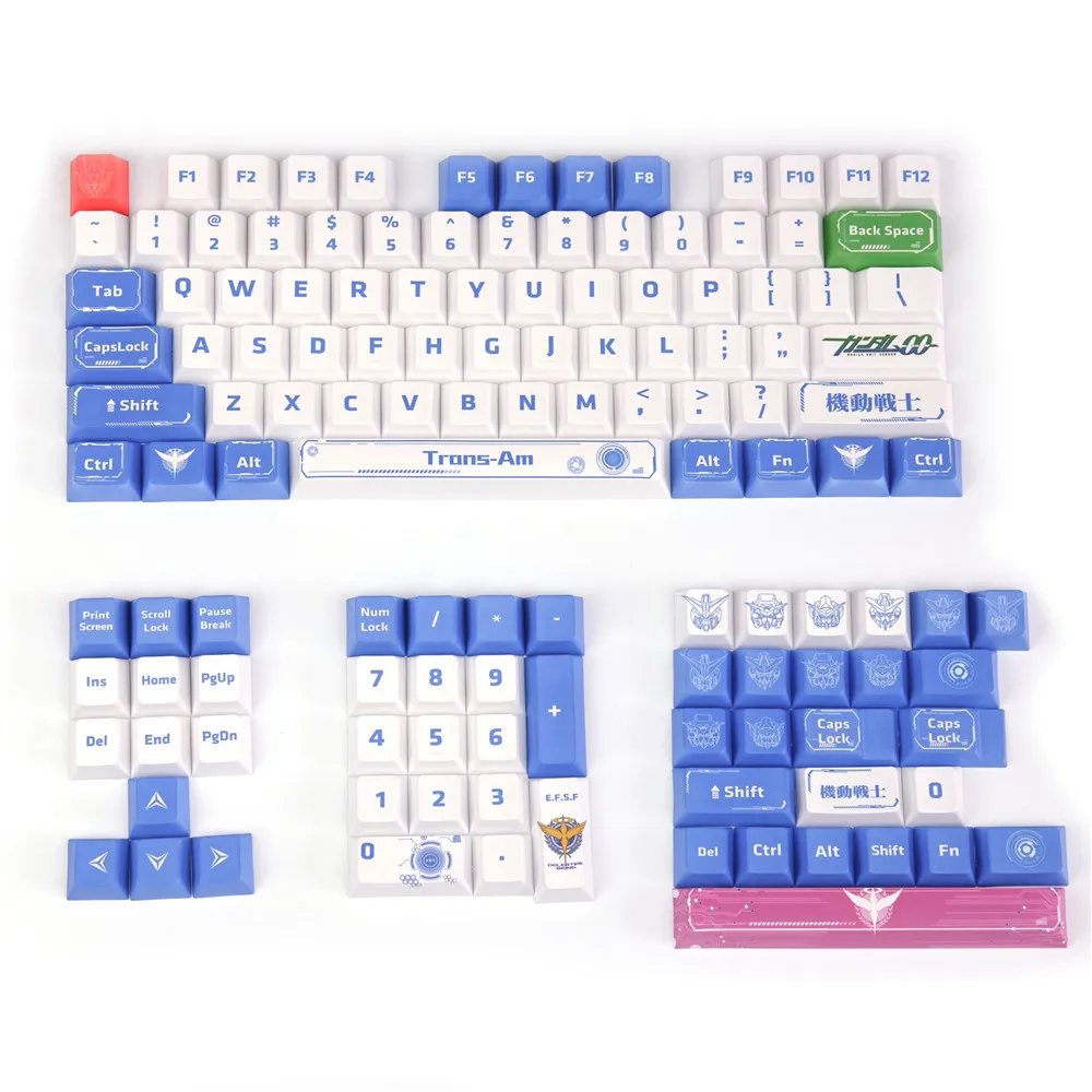 Nasadki klawiszy Solider profil wiśniowy PBT DYE Sub Keycap 2U 1.75U 1.5U Shift dla 60 61 64 68 87 96 104 108 klawiatura mechaniczna