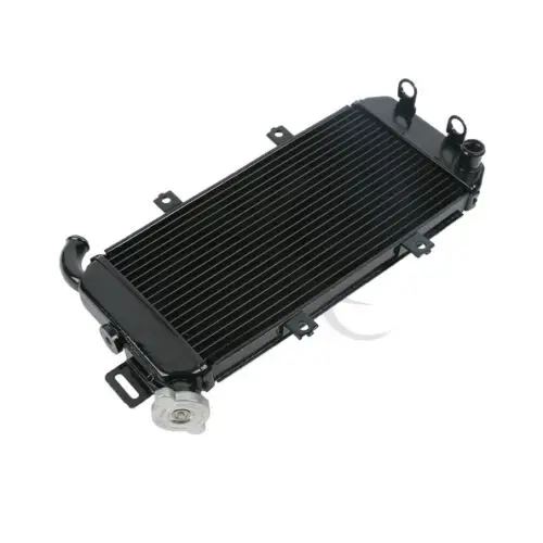 Motorcycle Aluminum Radiator Cooler For KAWASAKI ER6N ER-6F NINJA 650R 2006-2008 2007 Black