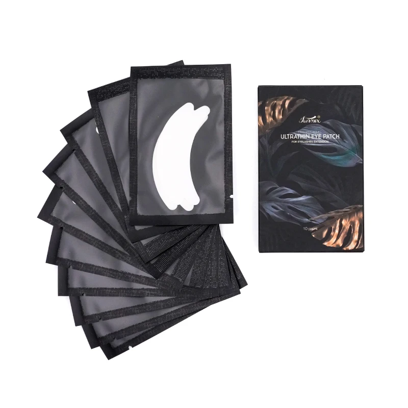 Funmix Mới 10 Viên/Hộp Mỏng Mắt Miếng Lót Cho Cây Nối Mi Lông Mi Miếng Dán Đầu Ghép Mắt Miếng Dán Bọc Đựng Mỹ Phẩm dụng Cụ