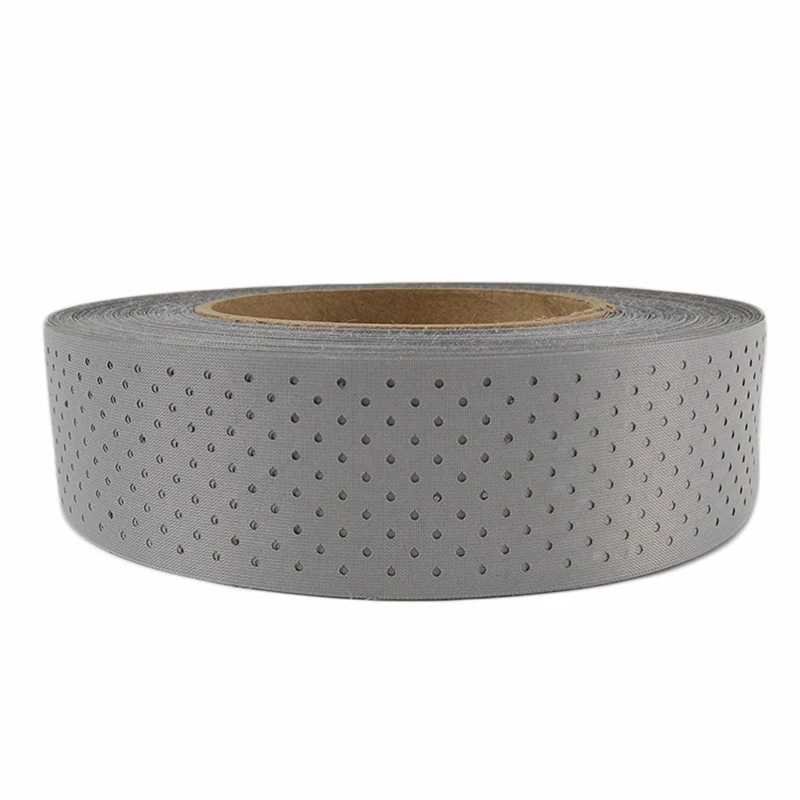 5cm Hollow Strip High Bright Dark Grey Punch Hole Reflective Tape Fabric Sewing On Clothes DIY For Bags 5Meters