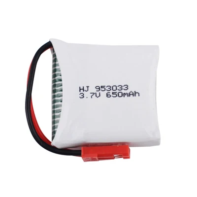 2 / 4  pcs3.7V 650mAh 1S LiPo Battery 953033 for X8TW Q1012 RC airplane RC Quadcopter Drone Spare Parts toys battery