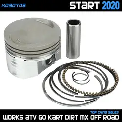 150cc Motorcycle 56.5mm Piston 15mm Pin Piston Set For Lifan 150 LF150 Horizontal Engine Kayo SSR Dirt Pit Bike ATV Parts