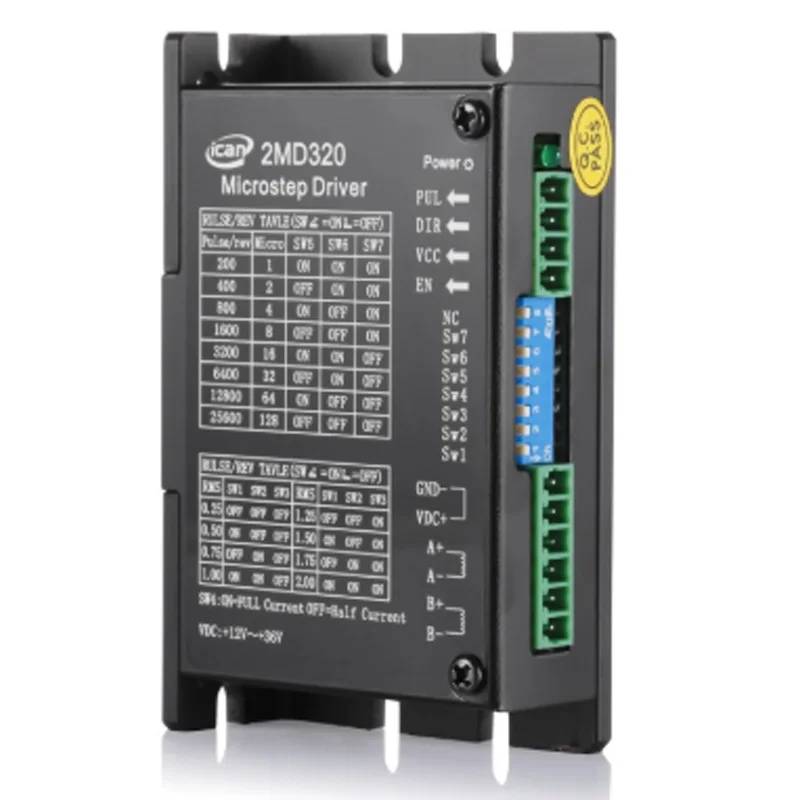 2MD320 2-phase stepper motor 2A digital Microstep driver controller for 28/35/39/42 stepper motor instead of M415B