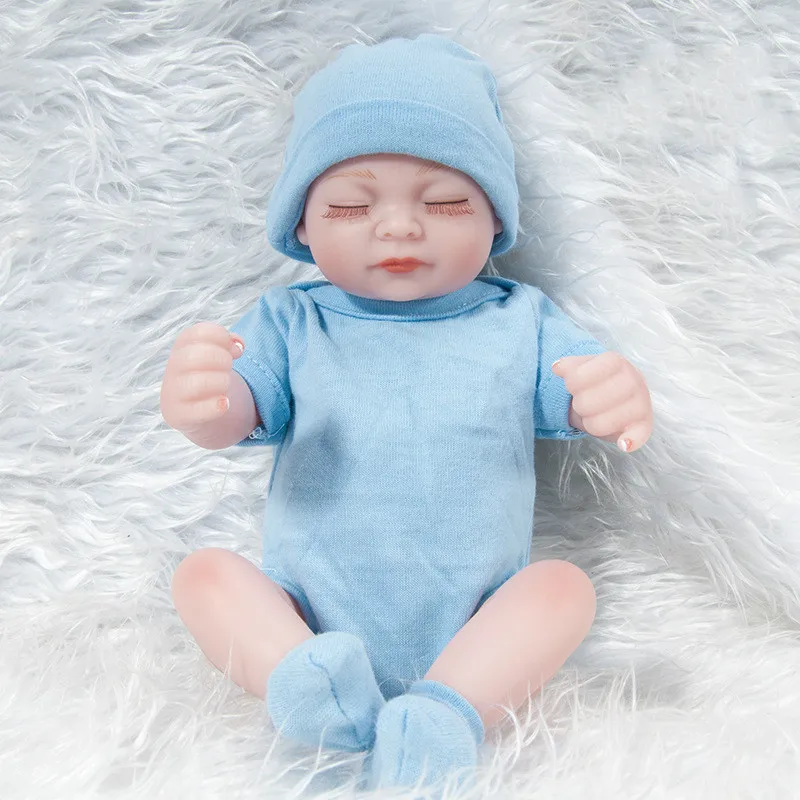 

28cm Fashion Rebirth Doll Simulation Baby Child Early Playmate Yuesao Practice Props Baby Early Education Toys Photography Props