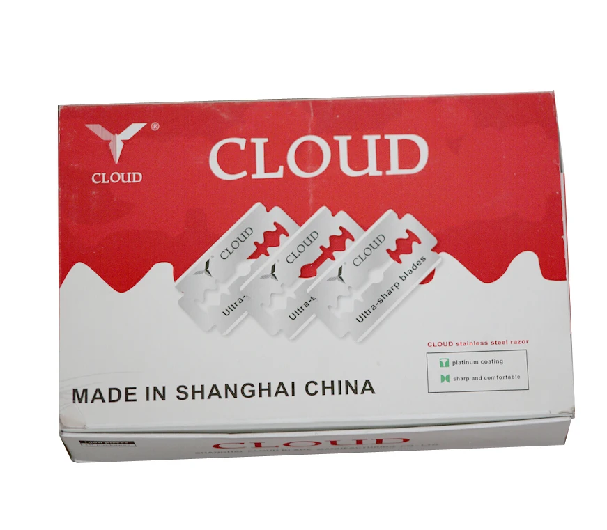 

1000pieces/ lot ,Wholesale Cloud Cut Special Razor Blades/ Sharp blade for hair razor with removable blades