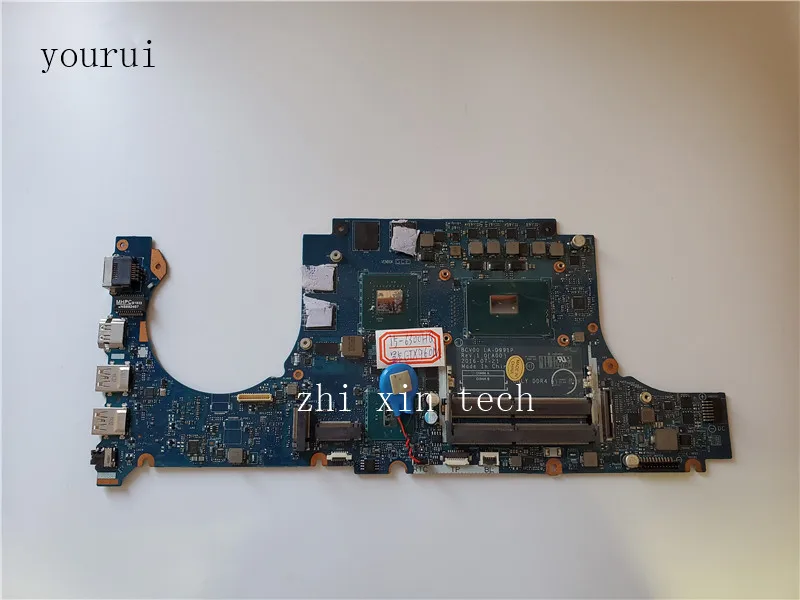 

yourui For Dell inspiron 7566 Laptopmotherboard BVC00 LA-D991P with i5-6300HQ GT960M DDR3 Fully Test ok