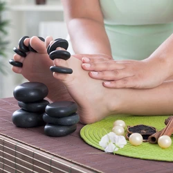 Hot Stone Massage lava Stones Natural Energy Massage Spa Stones Set Rock Basalt Wholesale Body Health Care