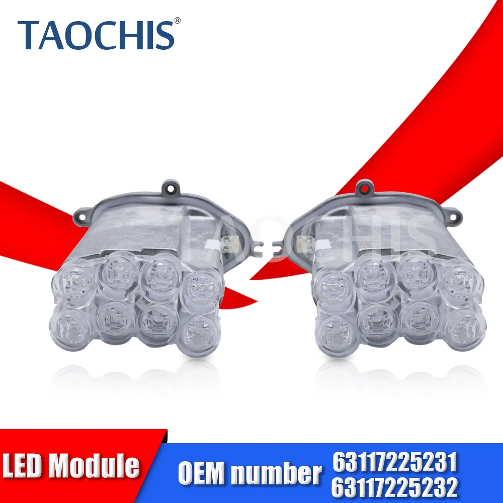 TAOCHIS 1PC LED Turn Light Control Module Original OEM 63117225231 63117225232 Fit for BMW 7 Series 2009-2012 F01/F02/F03/F04