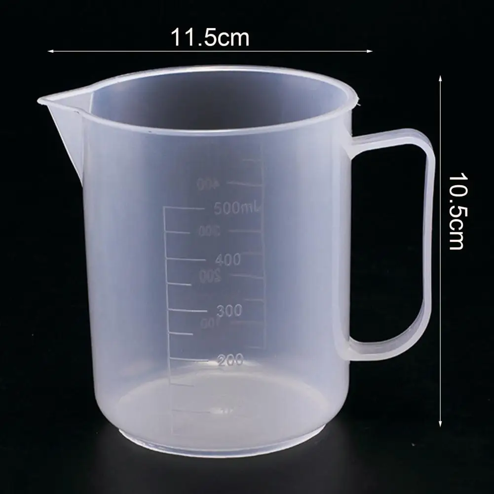 1Pcs 50-2000ml Plastic Graduated Measuring Cup Liquid Container Epoxy Resin Silicone Making Tool Transparent Mixing Cup