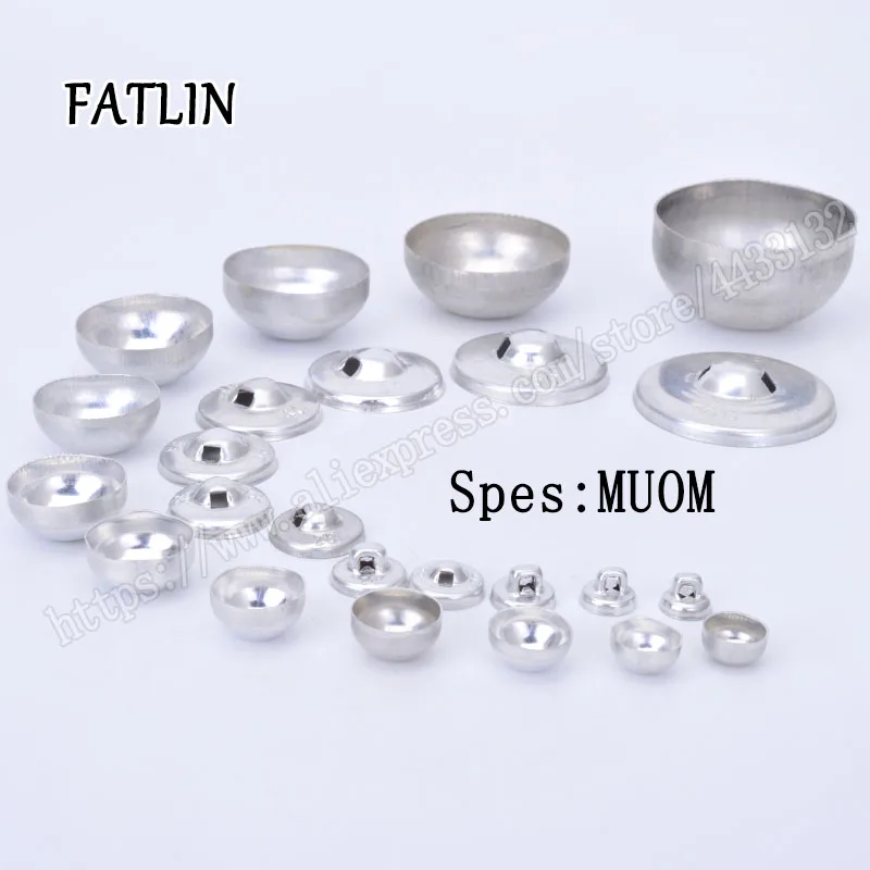Mushroom Fabric Covered Cloth Button Mold Bag-Buckle Die Mould Tool For Round Bread Button Shape DIY Accessories FATLIN