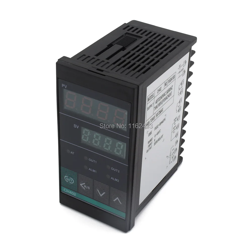 CH402 short case relay + SSR output digital PID temperature controller (Not include SSR)